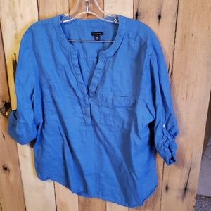 Ann Taylor blue top